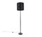 Lampadaire Moderne Abat-jour Noir Noir 40 Cm - Simplo