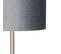 Lampadaire Moderne En Acier Tissu Abat-jour Gris 40 Cm - Simplo