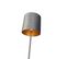 Lampadaire Moderne En Acier Tissu Abat-jour Gris 40 Cm - Simplo