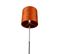 Lampadaire Abat-jour Noir Rouge 40 Cm Orientable - Parte