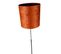 Lampadaire Abat-jour Noir Rouge 40 Cm Orientable - Parte