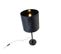 Lampe De Table Moderne Noire Avec Abat-jour Noir 25 Cm - Simplo