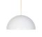 Suspension Industrielle Blanche/or 50 Cm - Magna Eco