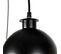 Suspension Industrielle Noire Avec Laiton 5 Lumières - Haicha