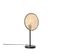 Lampe De Table Country Noire Avec Rotin 25 Cm - Kata