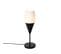 Lampe De Table Moderne Noire Avec Verre Opale - Drop