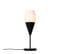 Lampe De Table Moderne Noire Avec Verre Opale - Drop