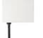 Lampadaire Noir Avec Abat-jour Blanc 50 Cm - Simplo