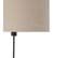 Lampadaire Noir Orientable Avec Abat-jour Marron Clair 50 Cm - Parte