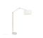 Lampadaire Moderne Doré Avec Abat-jour Blanc 50 Cm Orientable - Editeur