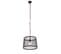 Lampe Suspendue D'extérieur Rurale En Rotin Noir 40 Cm - Calamus