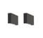 Lot De 2 Appliques Modernes Noires - Otan