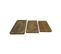 Plateaux Décoratifs - 46x26x3 - Naturel - Bois De Manguier - Lot De 3