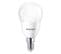 Lot 2 ampoules LED sphère E14 PHILIPS Blanc froid 60w