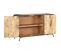 Buffet 140 X 40 X 80 Cm Bois De Manguier Massif