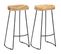 Tabourets De Bar Gavin Lot De 2 Bois De Manguier Massif