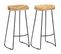 Tabourets De Bar Gavin Lot De 2 Bois De Manguier Massif