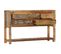 Buffet 120x30x75 Cm Bois De Récupération Solide