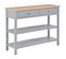 Buffet Gris 110x35x80 Cm Mdf