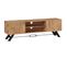 Meuble TV 140 X 30 X 45 Cm Bois D'acacia Massif