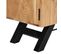 Meuble TV 140 X 30 X 45 Cm Bois D'acacia Massif