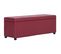 Banc Avec Compartiment De Rangement 116 Cm Bordeaux Similicuir