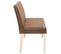 Banc 139,5 Cm Marron Similicuir Daim