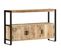 Buffet 120x30x75 Cm Bois De Manguier Solide