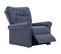 Chaise Inclinable Gris Similicuir Daim