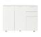 Buffet Blanc Brillant 107x35x80,5 Cm