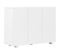 Buffet Blanc Brillant 107x35x80,5 Cm