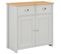 Buffet Gris 79 X 35 X 81 Cm