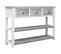 Buffet Antique Gris 115 X 30 X 76 Cm Bois