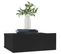 Tables De Chevet Flottantes 2 PCs Noir 40x30x15 Cm