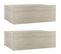 Tables De Chevet Flottantes 2 PCs Chêne Sonoma 40x30x15 Cm