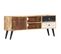 Meuble TV 115 X 30 X 47 Cm Bois Massif De Manguier