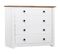 Commode Blanc 80x40x73 Cm Pin Assortiment Panama