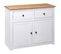 Buffet Blanc 93x40x80 Cm Pin Gamme Panama