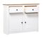 Buffet Blanc 93x40x80 Cm Pin Gamme Panama