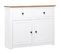 Buffet Blanc 93x40x80 Cm Pin Gamme Panama