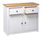 Buffet Blanc 93x40x80 Cm Pin Gamme Panama