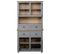 Buffet Haut Gris 93x40,5x180 Cm Pin Gamme Panama