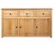 Buffet 135x40x80 Cm Pin Solide Assortiment Panama