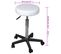 Tabourets De Bureau 2 PCs Blanc 35,5x84 Cm Similicuir