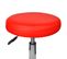 Tabourets De Bureau 2 PCs Rouge 35,5x84 Cm Similicuir