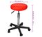 Tabourets De Bureau 2 PCs Rouge 35,5x84 Cm Similicuir