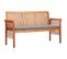 Banc De Jardin 3 Places Avec Coussin 150 cm Bois D'acacia Massif