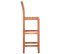 Chaises De Bar Lot De 4 Bois D'acacia Solide