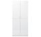 Garde-robe Blanc Brillant 90x52x200 Cm Aggloméré