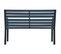 Banc De Jardin 120 Cm Gris Bois